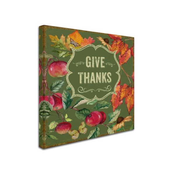 Jean Plout 'Thanksgiving 7' Canvas Art,18x18